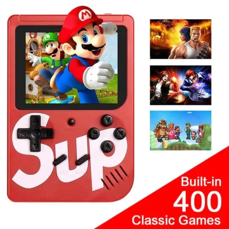 Portable Handheld Game Console – 400 Built-in Classic Games, 3.0-Inch Screen