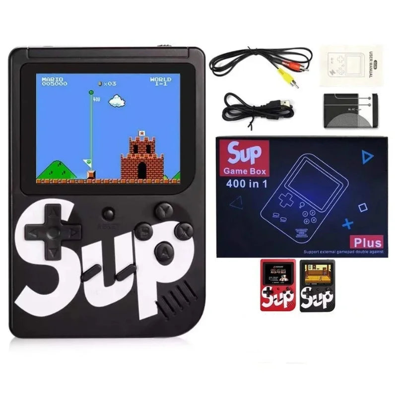 Portable Handheld Game Console – 400 Built-in Classic Games, 3.0-Inch Screen