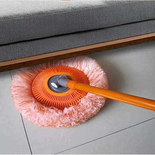 360° Rotating Microfiber Floor Mop with 2 Replacement Mop Heads
