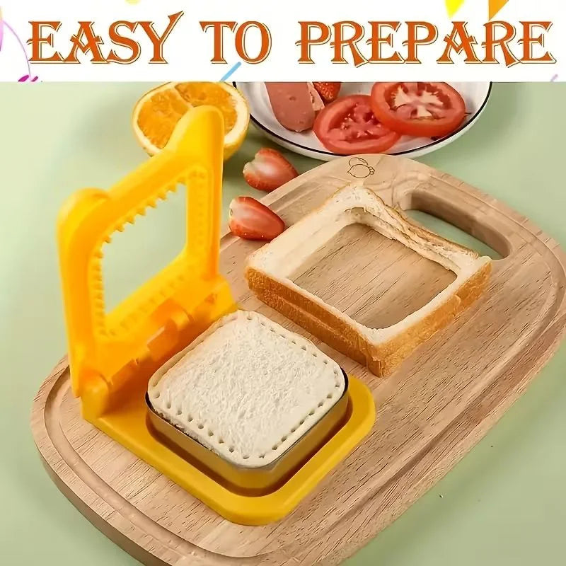 Manual Sandwich Cutter & Sealer – Bread Crust Remover and Sandwich Maker