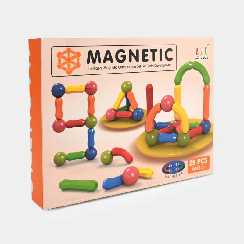 Magnetic Building Blocks Toy Set – Colorful 3D Construction & STEM Learning Toy for Kids
