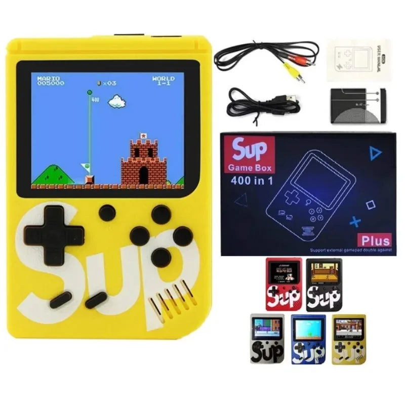 Portable Handheld Game Console – 400 Built-in Classic Games, 3.0-Inch Screen