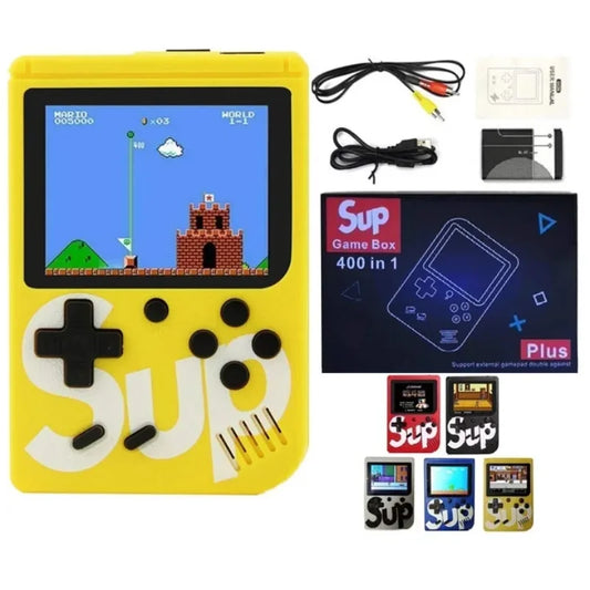 Portable Handheld Game Console – 400 Built-in Classic Games, 3.0-Inch Screen