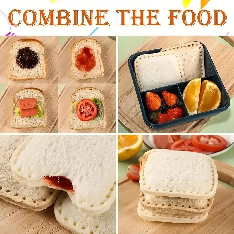 Manual Sandwich Cutter & Sealer – Bread Crust Remover and Sandwich Maker